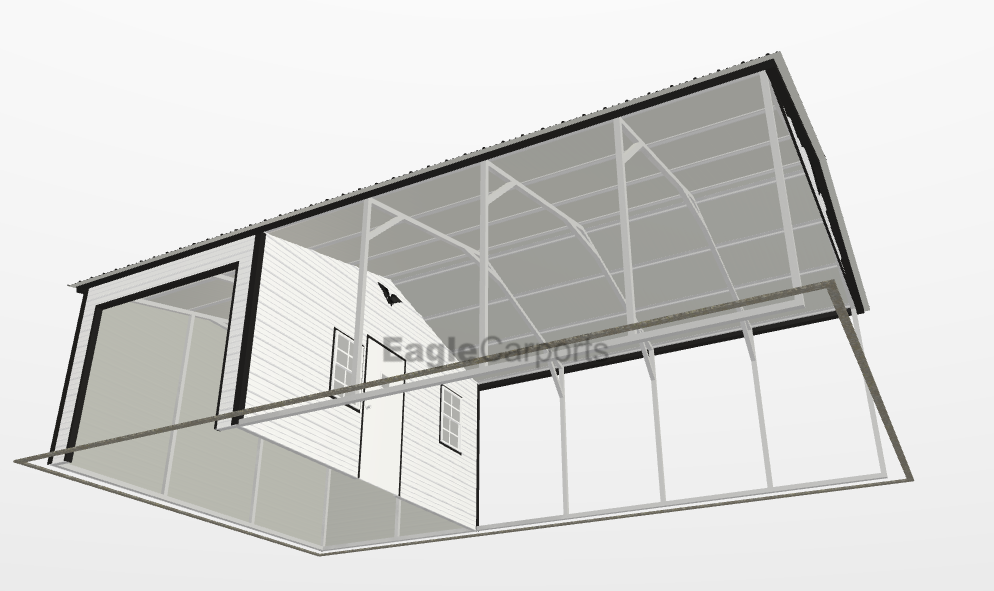 Vertical Roof Metal Combo Unit - 18X30X8