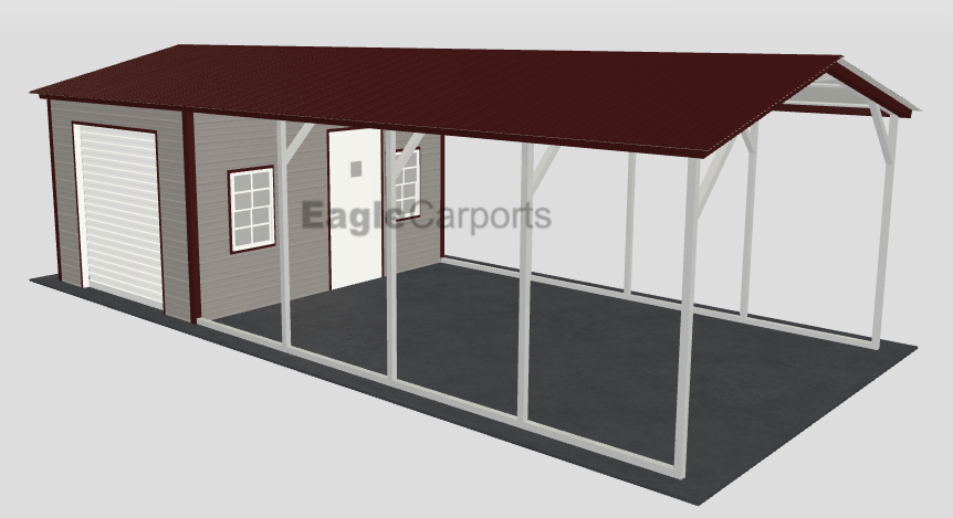 Vertical Roof Metal Combo Unit - 14X30X8